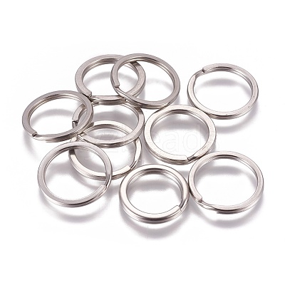 Tarnish Resistant 304 Stainless Steel Split Key Rings STAS-I107-24P-1.8x25-1