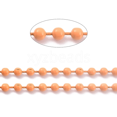 Handmade Brass Ball Chains KK-J276-16B-P08-1