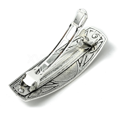 Alloy Hair Barrettes OHAR-C010-05A-AS-1