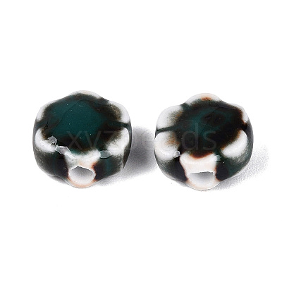 Vintage Handmade Porcelain Beads PORC-N013-25-10-1