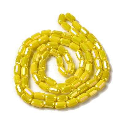 Electroplate Glass Beads Strands EGLA-D031-26-1