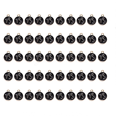 Alloy Enamel Pendants ENAM-SZ0001-27C-E-1