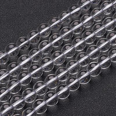 Synthetic Quartz Crystal Beads Strands GSR8mmA039-1-1