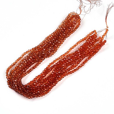 Baking Paint Transparent Glass Beads X1-DGLA-A035-T4mm-A04-1