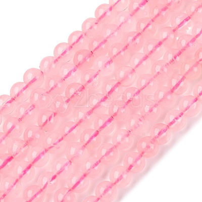 Natural Madagascar Rose Quartz Beads Strads G-D655-4mm-1