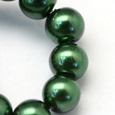 Baking Paint Glass Pearl Bead Strands HY-Q003-3mm-75-1