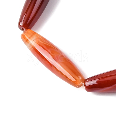 Natural Banded Agate/Striped Agate Beads Strands G-Z113-A06-1