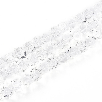 Natural Quartz Crystal Beads Strands G-N347-04-1