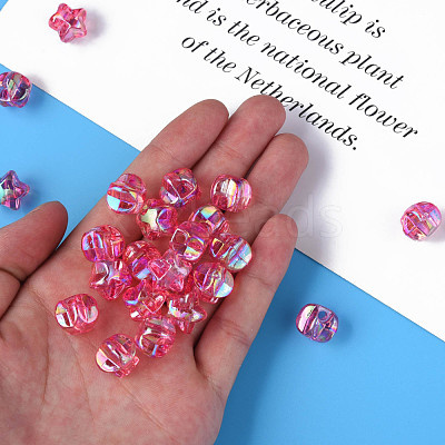 1-Hole Transparent Acrylic Buttons MACR-S373-129-C01-1