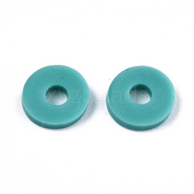 Handmade Polymer Clay Beads X-CLAY-Q251-8.0mm-107-1
