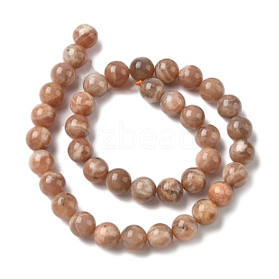 Round Natural Multi-Moonstone Beads Strands G-I176-09-10mm-02-1