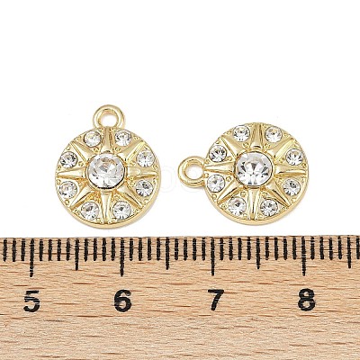Alloy Rhinestone Pendants PALLOY-P311-03G-1