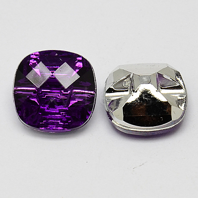 Taiwan Acrylic Rhinestone Buttons BUTT-F018-28mm-05-1