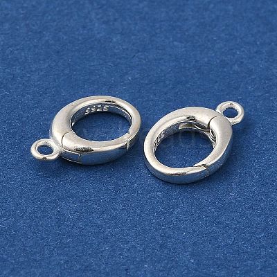 925 Sterling Silver Twister Clasp STER-D006-14S-1