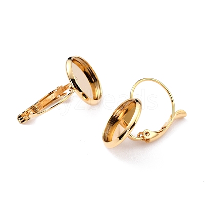 304 Stainless Steel Leverback Earring Settings STAS-F191-03G-16mm-1