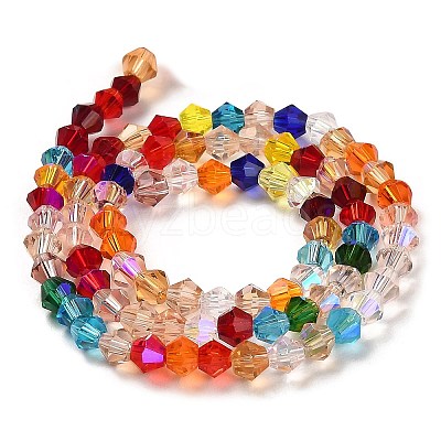 Transparent Electroplate Glass Beads Strands LS-GLAA-F029-2mm-D29-1