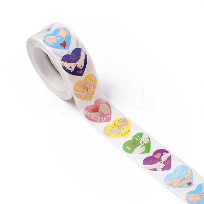 Valentine's Day Heart Paper Stickers LS-DIY-I107-02A-1