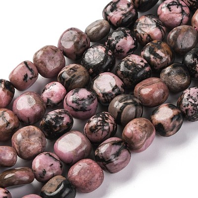 Natural Rhodonite Beads Strands G-G146-A07-02-1