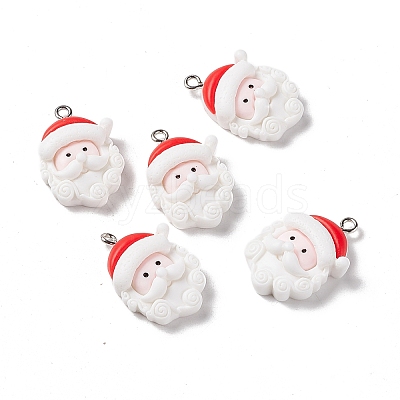 Christmas Theme Opaque Resin Pendants LS-FIND-E025-14-1