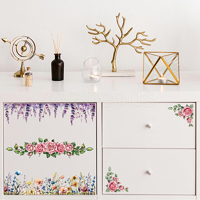 3 Sheets 3 Styles PVC Waterproof Decorative Stickers DIY-WH0404-068-1