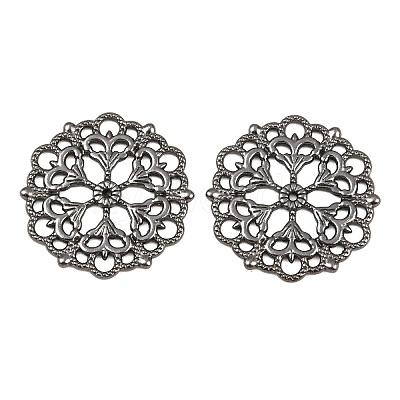 Tibetan Style Filigree Joiners Links LS-TIBE-A11623-B-LF-1