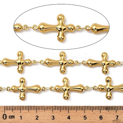 304 Stainless Steel Cross Link Chains CHS-G042-01G-02-1