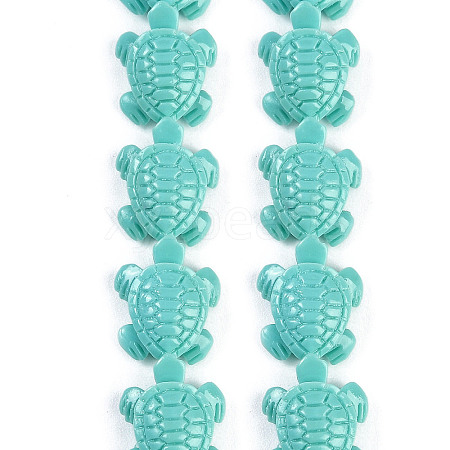 Synthetic Coral Carved Beads Strands CORA-L020-E-13-1