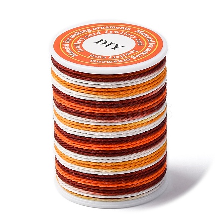 Segment Dyed Twisted Waxed Polyester Cord YC-C003-01D-1