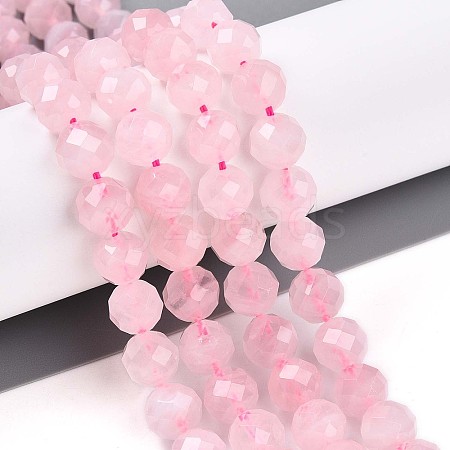 Natural Rose Quartz Beads Strands G-S345-8mm-34-1