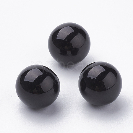 Eco-Friendly Plastic Imitation Pearl Beads MACR-S277-8mm-C27-1