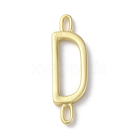 Rack Plating Brass Connector Charms KK-P245-07G-D-1