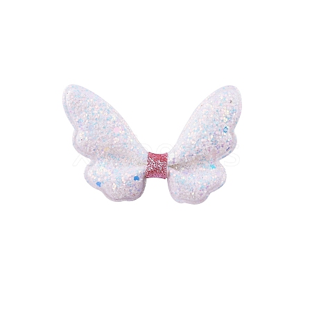 Glitter Butterfly Bowknot Alligator Hair Clips PW-WGD7FA4-24-1