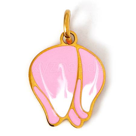 304 Stainless Steel with Enamel Pendants SA-CBAAF93-G10-1