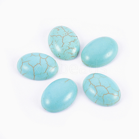 Synthetic Turquoise Cabochons X-G-H1554-14x10x5-1