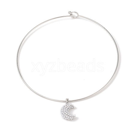 Brass with ABS Imitation Pearl Link Bracelets BJEW-Q350-05A-P-1