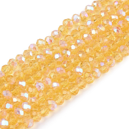 Electroplate Glass Beads Strands LS-EGLA-A044-T2mm-L03-1