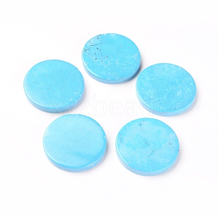 Natural Howlite Cabochons TURQ-L031-032A-1