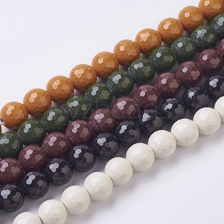 Natural Hokutolite Beads Strands G-D871-14mm-M-1