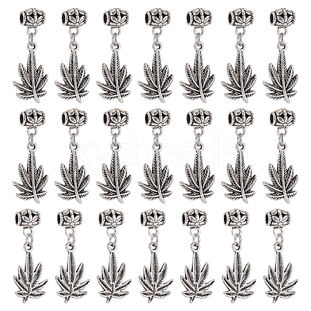 CHGCRAFT 50Pcs Tibetan Style Alloy Pendants FIND-CA0005-66-1