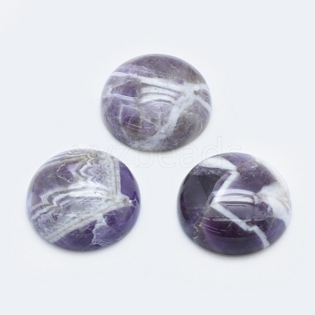 Natural Amethyst Cabochons G-G760-B02-09-1