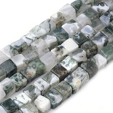 Natural Tree Agate Beads Strands X-G-R451-02-1