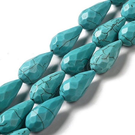 Natural Howlite Beads Strands G-C025-04-1