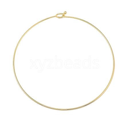 Rack Plating Brass Choker Necklaces NJEW-Q348-03G-1