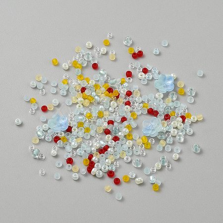 Glass Seed Beads SEED-WH0007-06C-1
