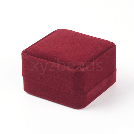 Square Velvet Earrings Boxes VBOX-WH0002-04A-1