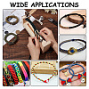 Wooden Bracelet Webbing Retainer Knitting Tool TOOL-WH0155-20-6