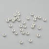 PVD Vacuum Plating Brass Round Spacer Beads X-KK-I601-3mm-S-RS-2