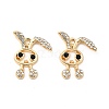 Alloy Rhinestone Pendants ALRI-K048-05B-2