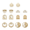 14Pcs 7 Style Brass Charms KK-PJ0001-26-2