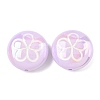 2Pcs UV Plating Acrylic Beads FIND-C067-03G-1